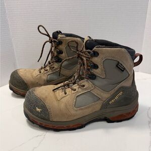 Irish Setter Women’s Tan and Gray Work/Hiking Boots w/steel toe
